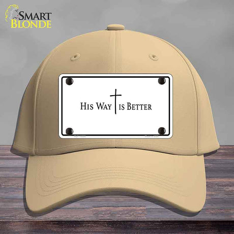 His Way is Better Novelty License Plate Hat HAT-MLP-14559