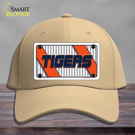 TIGERS Graphic Novelty License Plate Hat HAT-MLP-14574 Cotton Khaki