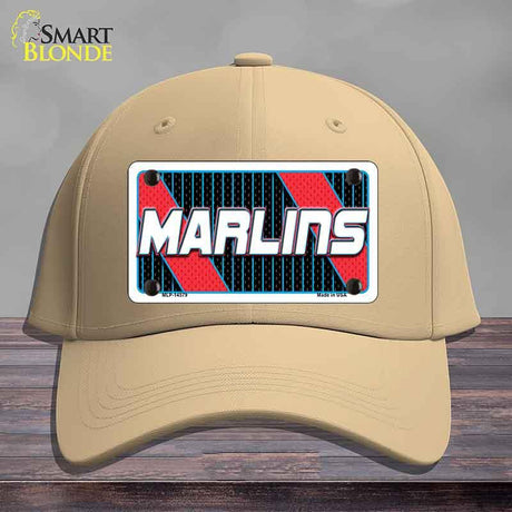 MARLINS Graphic Novelty License Plate Hat HAT-MLP-14579 Cotton Khaki