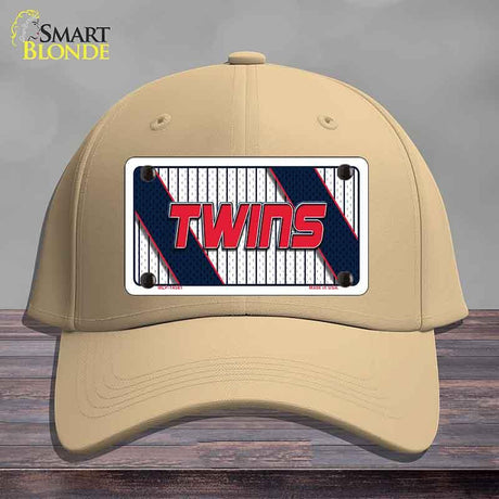 TWINS Graphic Novelty License Plate Hat HAT-MLP-14581 Cotton Khaki