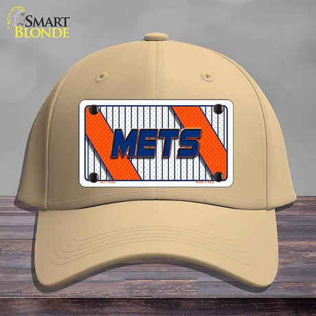 METS Graphic Novelty License Plate Hat HAT-MLP-14582 Cotton Khaki