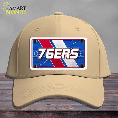76ERS Graphic Novelty License Plate Hat HAT-MLP-14617 Cotton Khaki