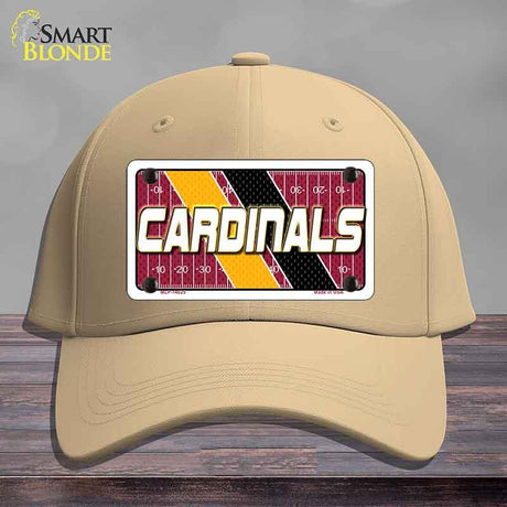CARDINALS Graphic Novelty License Plate Hat HAT-MLP-14625 Cotton Khaki
