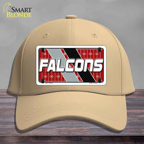 FALCONS Graphic Novelty License Plate Hat HAT-MLP-14626 Cotton Khaki