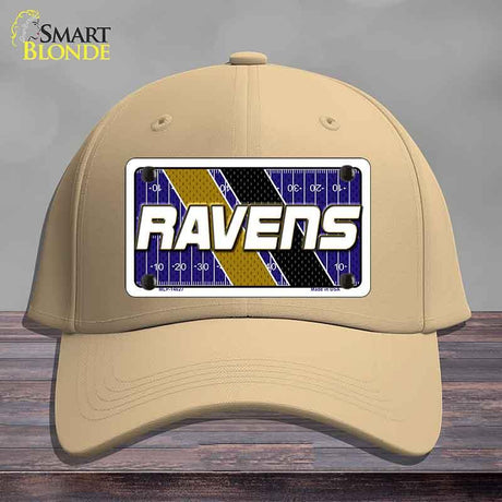 RAVENS Graphic Novelty License Plate Hat HAT-MLP-14627 Cotton Khaki