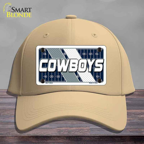 COWBOYS Graphic Novelty License Plate Hat HAT-MLP-14633 Cotton Khaki