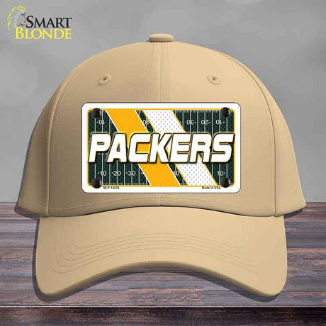 PACKERS Graphic Novelty License Plate Hat HAT-MLP-14636 Cotton Khaki