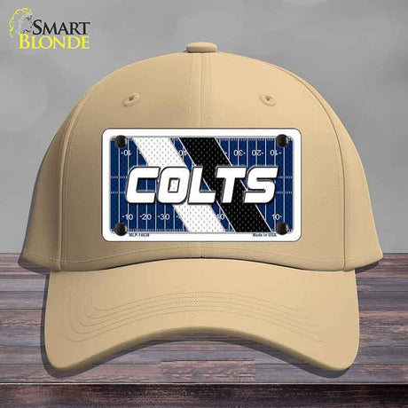 COLTS Graphic Novelty License Plate Hat HAT-MLP-14638 Cotton Khaki