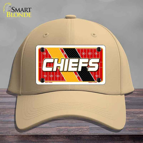 CHIEFS Graphic Novelty License Plate Hat HAT-MLP-14640 Cotton Khaki