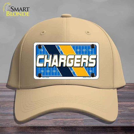 CHARGERS Graphic Novelty License Plate Hat HAT-MLP-14642 Cotton Khaki