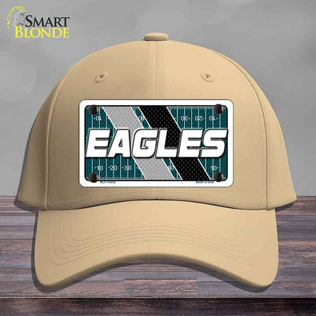 EAGLES Graphic Novelty License Plate Hat HAT-MLP-14650 Cotton Khaki