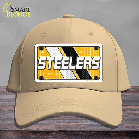 STEELERS Graphic Novelty License Plate Hat HAT-MLP-14651 Cotton Khaki