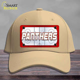 PANTHERS Graphic Novelty License Plate Hat HAT-MLP-14668 Cotton Khaki