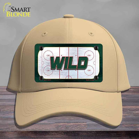 WILD Graphic Novelty License Plate Hat HAT-MLP-14670 Cotton Khaki