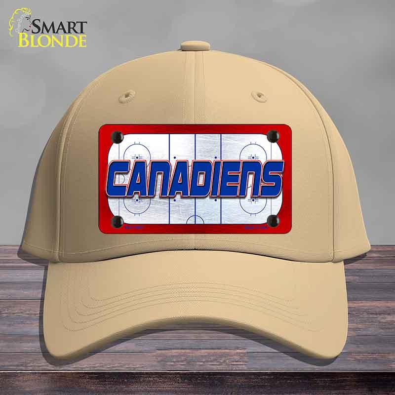 CANADIENS Graphic Novelty License Plate Hat HAT-MLP-14671 Cotton Khaki