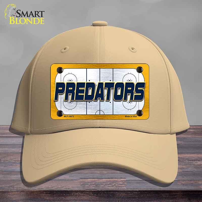 PREDATORS Graphic Novelty License Plate Hat HAT-MLP-14672 Cotton Khaki
