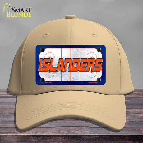 ISLANDERS Graphic Novelty License Plate Hat HAT-MLP-14674 Cotton Khaki