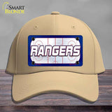 RANGERS Graphic Novelty License Plate Hat HAT-MLP-14675 Cotton Khaki