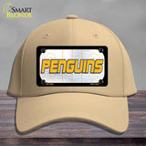 PENGUINS Graphic Novelty License Plate Hat HAT-MLP-14678 Cotton Khaki
