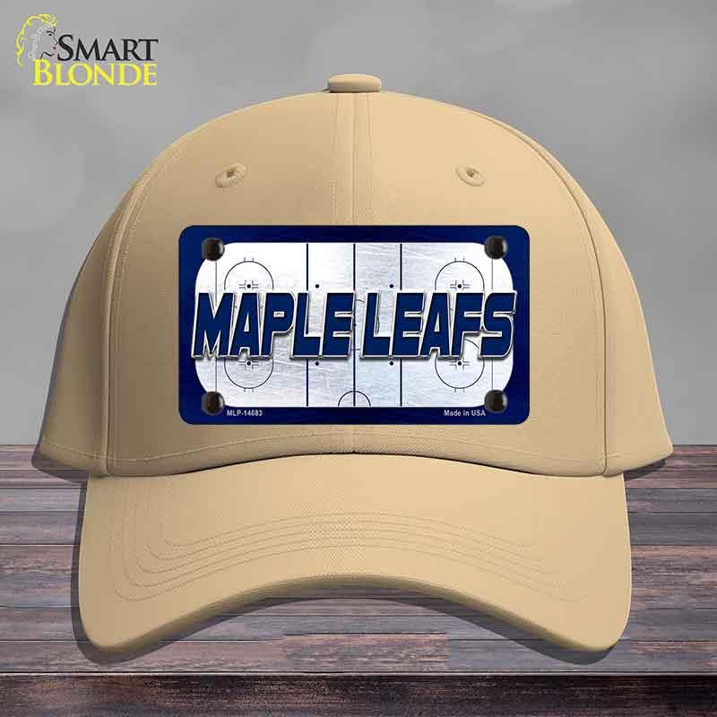 MAPLE LEAFS Graphic Novelty License Plate Hat HAT-MLP-14683 Cotton Khaki