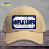 MAPLE LEAFS Graphic Novelty License Plate Hat HAT-MLP-14683 Cotton Khaki