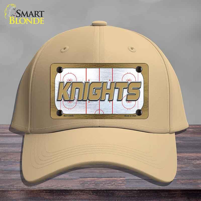 KNIGHTS Graphic Novelty License Plate Hat HAT-MLP-14686 Cotton Khaki