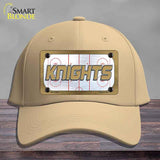 KNIGHTS Graphic Novelty License Plate Hat HAT-MLP-14686 Cotton Khaki
