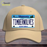 Timberwolves Minnesota State Novelty License Plate Hat Cotton / Khaki