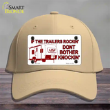 If Trailers Rockin Novelty License Plate Hat Cotton / Khaki