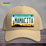 Mamacita Arizona Novelty License Plate Hat Cotton / Khaki