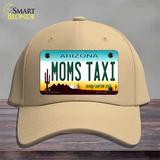 Moms Taxi Arizona Novelty License Plate Hat Cotton / Khaki