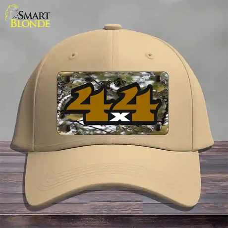 4x4 Camouflage Novelty License Plate Hat Cotton / Khaki