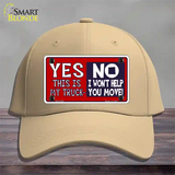 Yes This Is My Truck Novelty License Plate Hat Cotton / Khaki