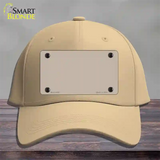 Tan Solid Novelty License Plate Hat Cotton / Khaki