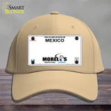 Morelos Mexico Novelty License Plate Hat Cotton / Khaki