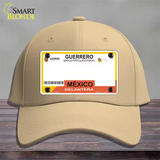 Guerrero Mexico Blank Novelty License Plate Hat Cotton / Khaki