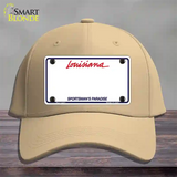Louisiana Sportsman Blank Plate Novelty License Plate Hat Cotton / Khaki