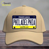 Philadelphia Pennsylvania State Novelty License Plate Hat Cotton / Khaki