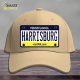 Harrisburg Pennsylvania State Novelty License Plate Hat Cotton / Khaki