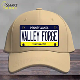 Valley Forge Pennsylvania State Novelty License Plate Hat Cotton / Khaki