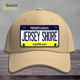 Jersey Shore Pennsylvania State Novelty License Plate Hat Cotton / Khaki