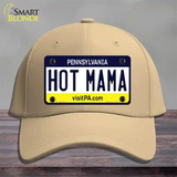 Hot Mama Pennsylvania State Novelty License Plate Hat Cotton / Khaki