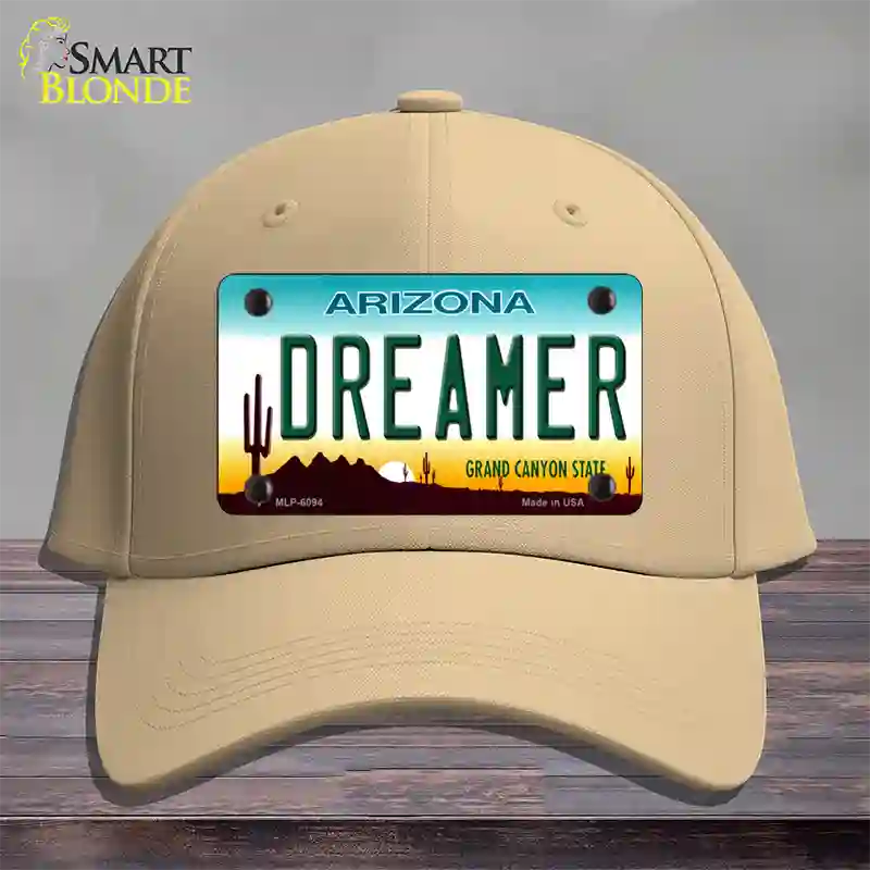 Arizona Dreamer Novelty License Plate Hat Cotton / Khaki