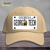 Georgia Tech Novelty License Plate Hat Cotton / Khaki