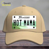 Hot Mama Tennessee Novelty License Plate Hat Cotton / Khaki