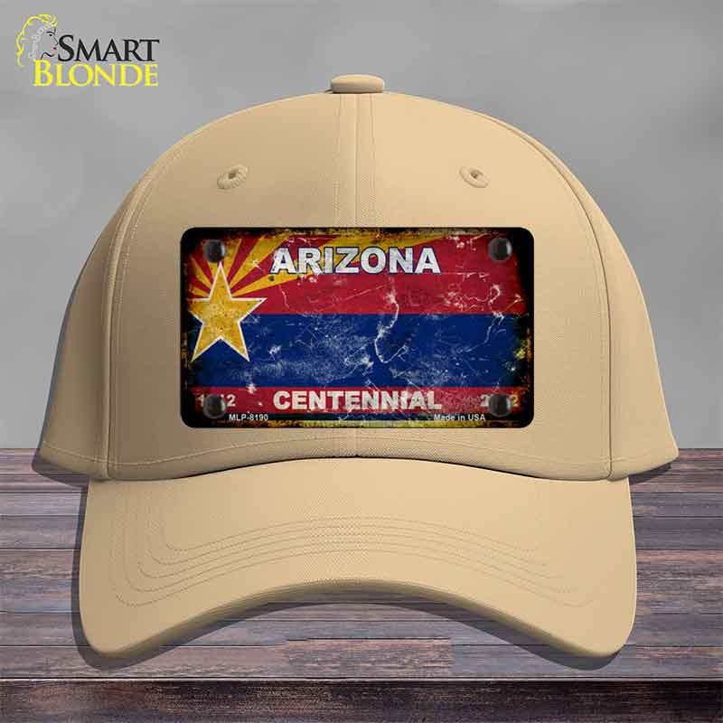 Arizona Centennial State Rusty Novelty License Plate Hat HAT-MLP-8190