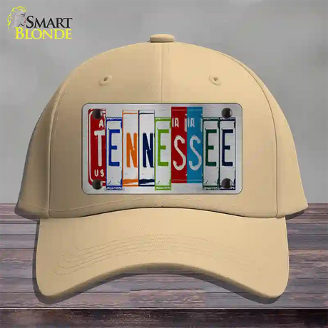 Tennessee License Plate Art Novelty License Plate Hat Cotton / Khaki