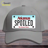 Spoiled Arkansas Novelty License Plate Hat Cotton / Gray