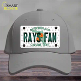Rays Fan Florida Novelty License Plate Hat Cotton / Gray