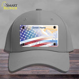 Alabama with American Flag Novelty License Plate Hat HAT-MLP-12329